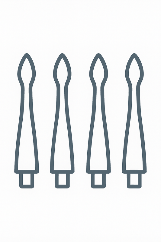 4x udskiftelige hoveder
